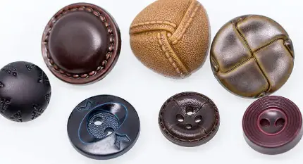 Leather buttons:
