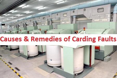 Carding Faults Causes and Remedies of Spinning Mill