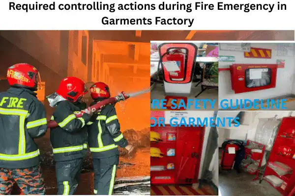 Required Controlling Cctions During Fire Emergency in Garments industry