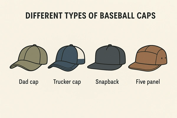 Different Types of Baseball Caps
