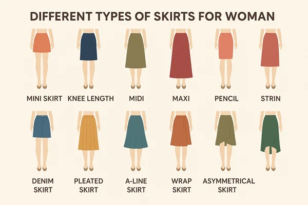 Different Types of Skirts for Women