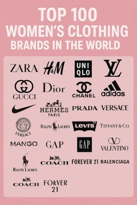 Top 100 Women’s Clothing Brands in the World