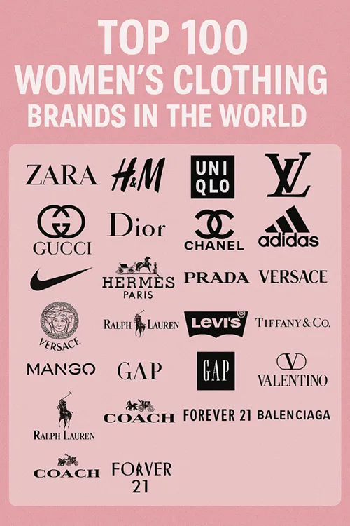 Top 100 Women’s Clothing Brands in the World