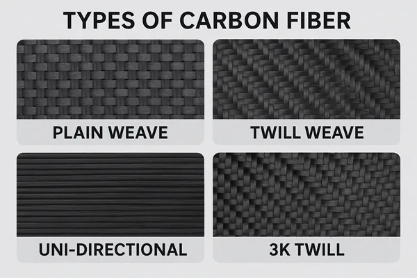 Different Types of Carbon Fiber