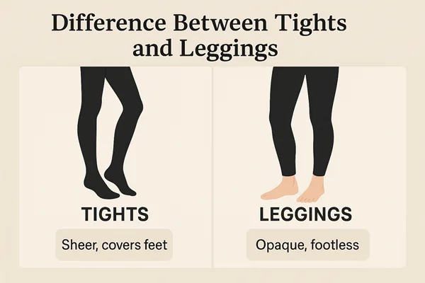 What are the Difference Between Leggings and Tights