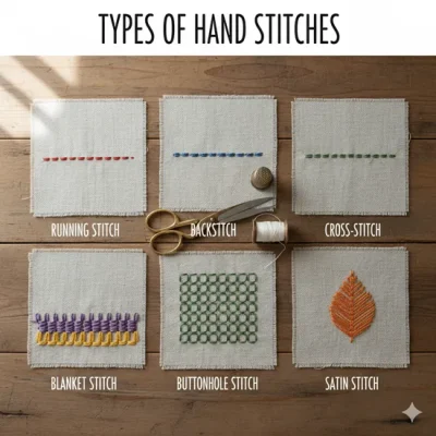 Different Types of Hand Stitches with Pictures
