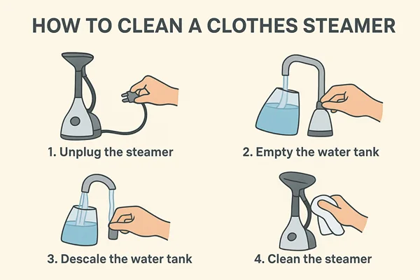 How to Clean a Clothes Steamer: 11 Easy Ways