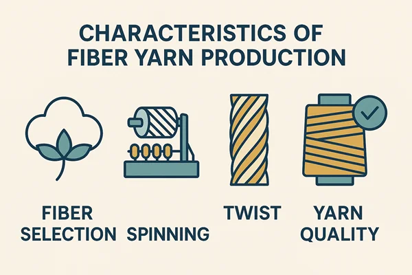 List of Important Characteristics of Fiber Yarn Production