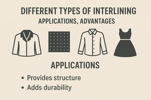 Different Types of Interlining Fabric; Applications, Advantages