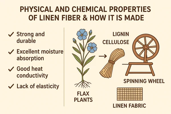 Physical and Chemical Properties of Linen Fiber & How it made of?