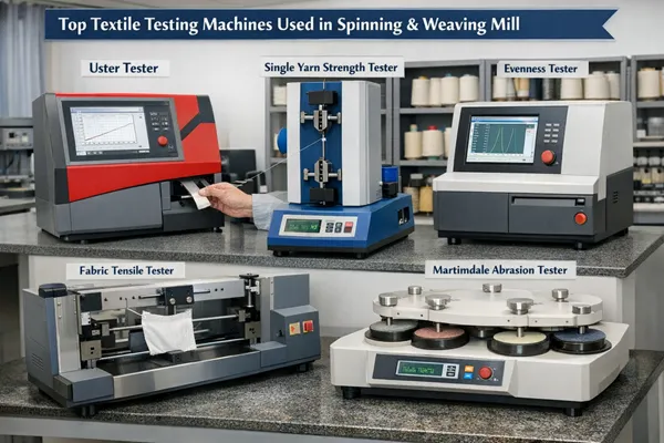 Textile Testing Machines Used in Spinning & Weaving Mill