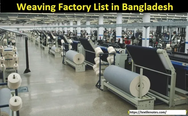 List of Top Weaving Mills in Bangladesh