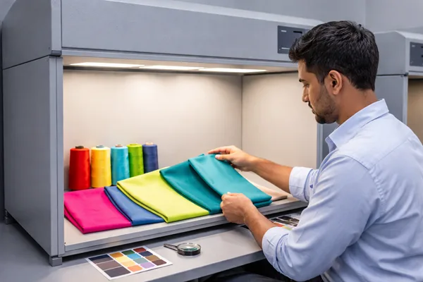 Quality Control of Color Assessment Cabinet in Textile Industry